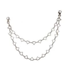 Boogzel Apparel Heart Layered Pant Chain