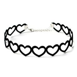 Boogzel Apparel Hearts Choker 90s & VINTAGE