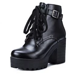 Boogzel Apparel Shoes Heeled Ankle Boots