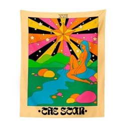 Boogzel Apparel Indie Room Tarot Wall Tapestry Home Decor