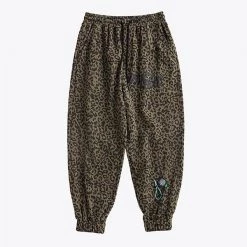 Boogzel Apparel Leopard Print Wide Pants E BOY - SOFT BOY