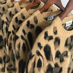 Boogzel Apparel Clothing Wild Thing Leopard Jumper
