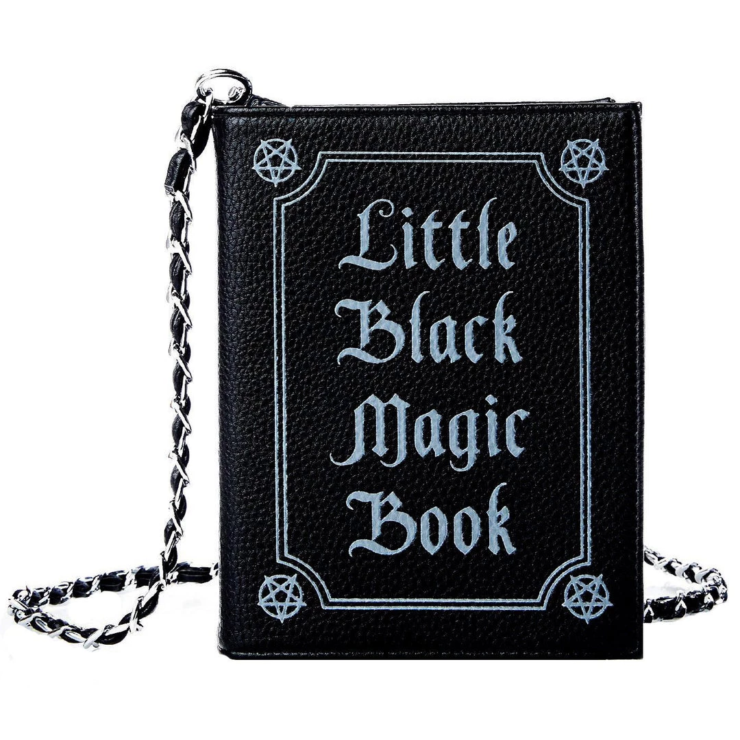 Boogzel Apparel Little Black Magic Book Bag 1 Boogzel Apparel Little Black Magic Book Bag
