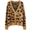 Boogzel Apparel Lola Leopard Cardigan Clothing