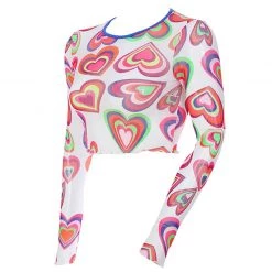 Boogzel Apparel Love Bites Mesh Top Clothing