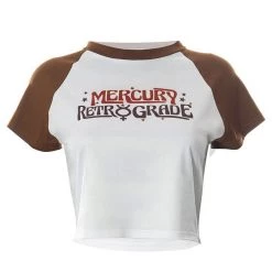 Boogzel Apparel Mercury Retrograde Crop Top