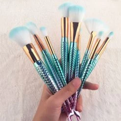 Boogzel Apparel Mermaid Tale Makeup Brush Set