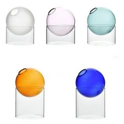 Boogzel Apparel Mini Spherical Glass Vase Home Decor