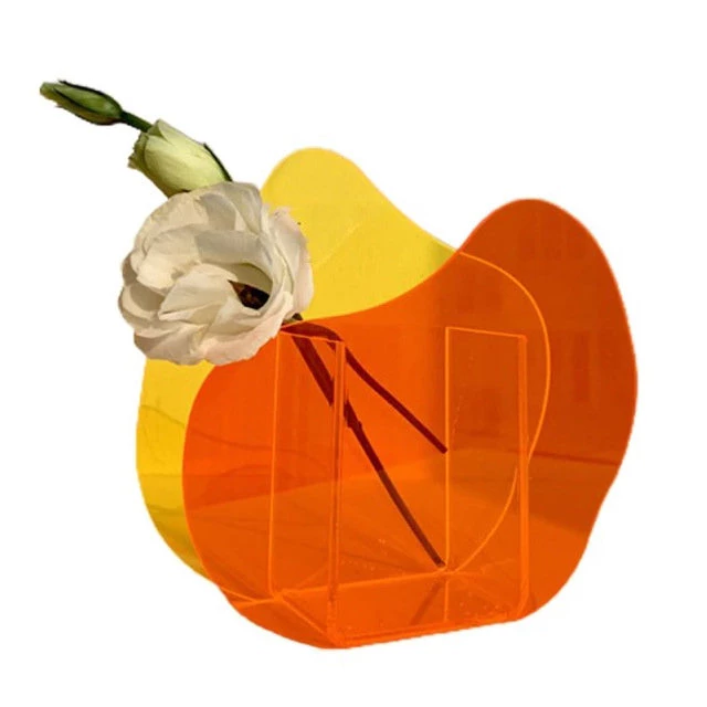 Boogzel Apparel Home Decor Modern Abstract Acrylic Vase 1 Boogzel Apparel Home Decor Modern Abstract Acrylic Vase