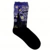 Boogzel Apparel Starry Night Van Gogh Socks COTTAGECORE / ARTSY
