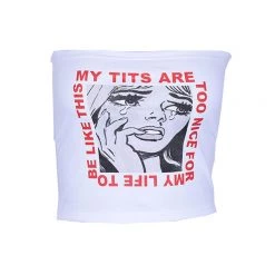 Boogzel Apparel Too Nice Crop Tee Clothing