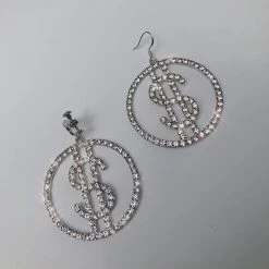 Boogzel Apparel Ca$h Only Earrings Accessories