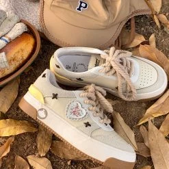 Boogzel Apparel Light Academia Aesthetic Sneakers COTTAGECORE / ARTSY