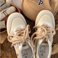 Boogzel Apparel Light Academia Aesthetic Sneakers COTTAGECORE / ARTSY