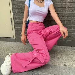 Boogzel Apparel Bubblegum Pink Cargo Pants