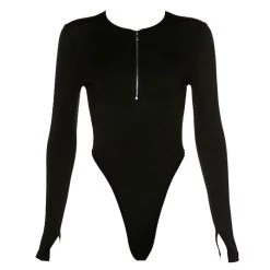 Boogzel Apparel Clothing Secret Missions Zip Up Bodysuit