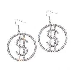 Boogzel Apparel Ca$h Only Earrings Accessories