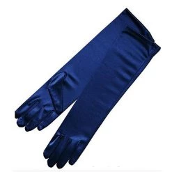Boogzel Apparel Old Money Aesthetic Satin Gloves Accessories