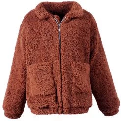 Boogzel Apparel Clothing Teddy Zip Up Jacket