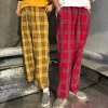 Boogzel Apparel 90s Kids Pants In Plaid Check
