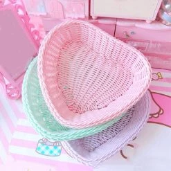 Boogzel Apparel Home Decor Pastel Heart Storage Basket