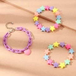 Boogzel Apparel SOFT GIRL OUTFITS Pastel Star Bracelet