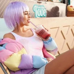 Boogzel Apparel SOFT GIRL OUTFITS Pastel Padded Jacket