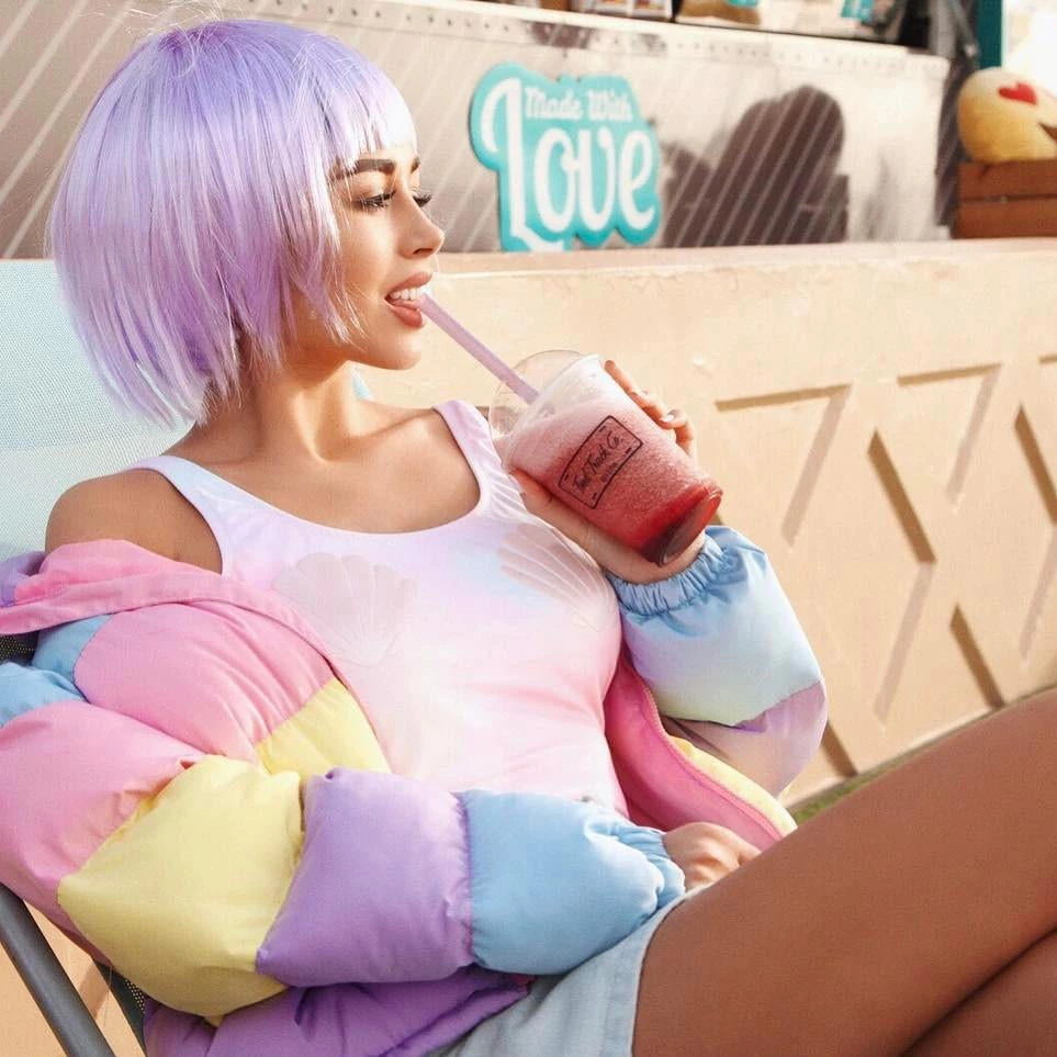 Boogzel Apparel SOFT GIRL OUTFITS Pastel Padded Jacket 2 Boogzel Apparel SOFT GIRL OUTFITS Pastel Padded Jacket