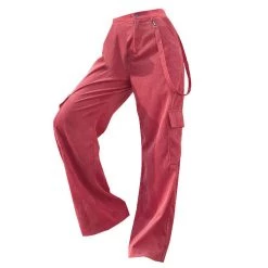 Boogzel Apparel Pink Cord Cargo Pants