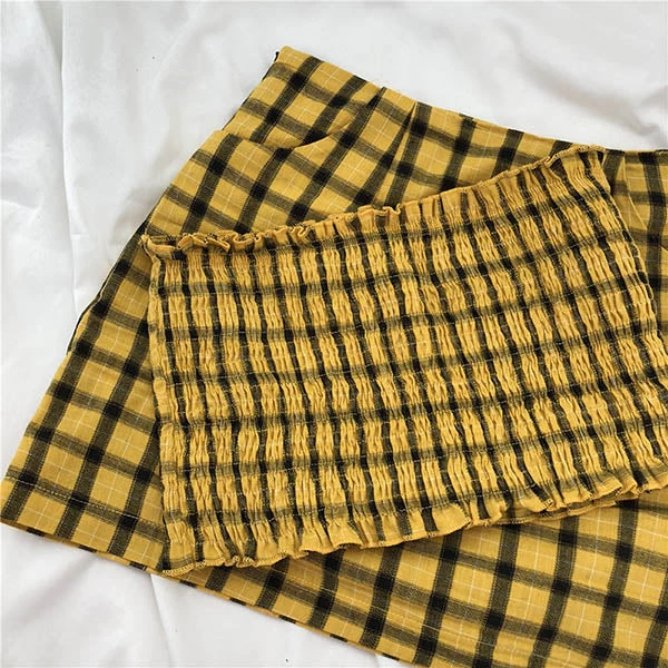 Boogzel Apparel Plaid Top & Skirt Set 90s & VINTAGE 4 Boogzel Apparel Plaid Top & Skirt Set 90s & VINTAGE