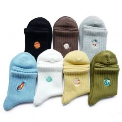 Boogzel Apparel DRESSED FOR SPACE Solar System Socks