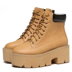 Boogzel Apparel Shoes Platform Work Boots