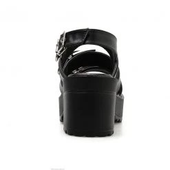 Boogzel Apparel Pocket Money Buckle Sandals Y2K OUTFITS
