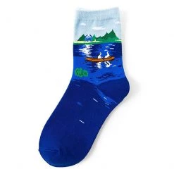 Boogzel Apparel COTTAGECORE / ARTSY The Skiff Renoir Socks