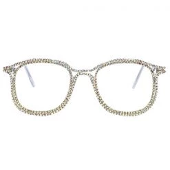 Boogzel Apparel Diva Dilemma Rhinestone Glasses Y2K OUTFITS