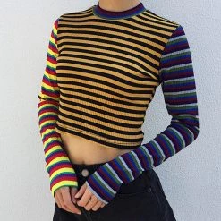 Boogzel Apparel Ribbed Crop Knit