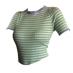 Boogzel Apparel GRUNGE CLOTHES Sharon Ribbed Top