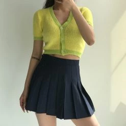 Boogzel Apparel Soft Touch Crop Cardigan Clothing