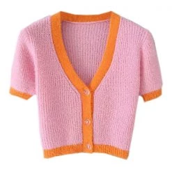 Boogzel Apparel Soft Touch Crop Cardigan Clothing