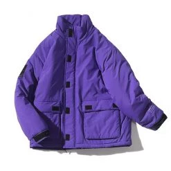 Boogzel Apparel Solid Puffer Jacket E BOY - SOFT BOY