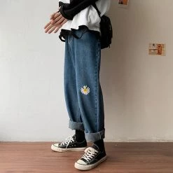 Boogzel Apparel GRUNGE CLOTHES Spring Sensation Daisy Jeans