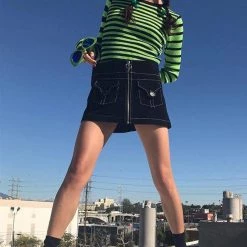 Boogzel Apparel Striped Ribbed Sweater 9 Boogzel Apparel Striped Ribbed Sweater