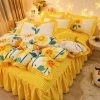 Boogzel Apparel Sunflowers Aesthetic Bedding Set