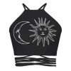 Boogzel Apparel Sun & Moon Crop Top