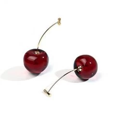 Boogzel Apparel Tart Taste Cherry Earrings