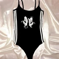 Boogzel Apparel The Angel Devil Bodysuit Clothing