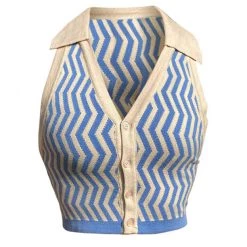 Boogzel Apparel 90s & VINTAGE Totally Over It Collared Top