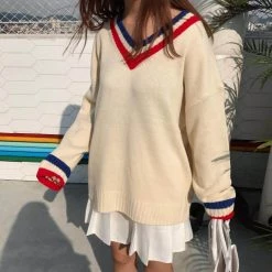 Boogzel Apparel V-Neck Cricket Jumper Clothing