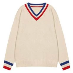 Boogzel Apparel V-Neck Cricket Jumper Clothing