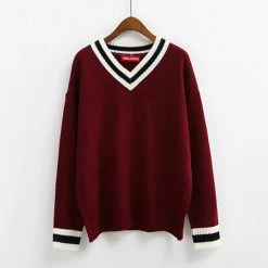 Boogzel Apparel V-Neck Cricket Jumper Clothing